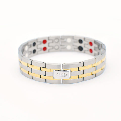 stainless steel bracelet with magnets