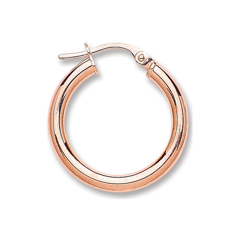 rose gold huggies earrings