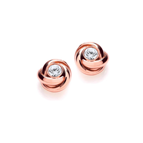 rose gold studs