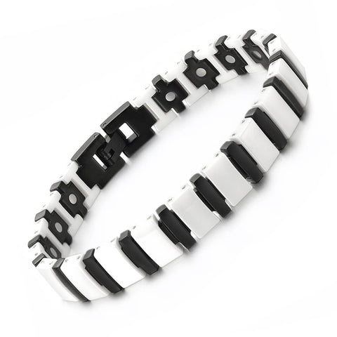 High-Quality Magnetic Ceramic Bracelet - Elevate Look And Experience The  Benefits Of Magnetic Therapy High-Quality Ceramic Bracelet
