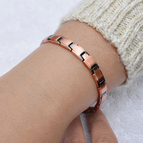 copper bracelet with magnets