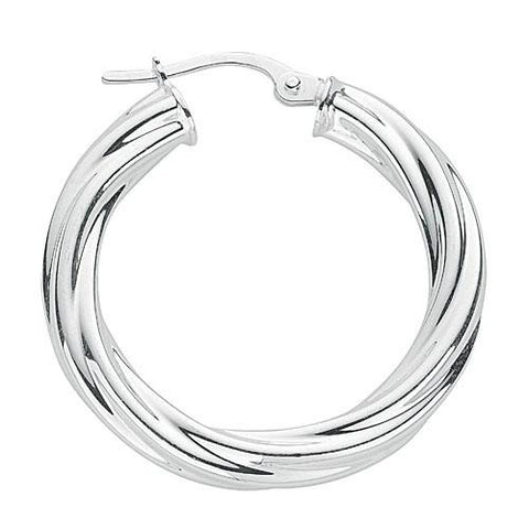 small silver hoops