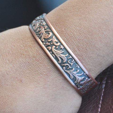 copper bangle for men