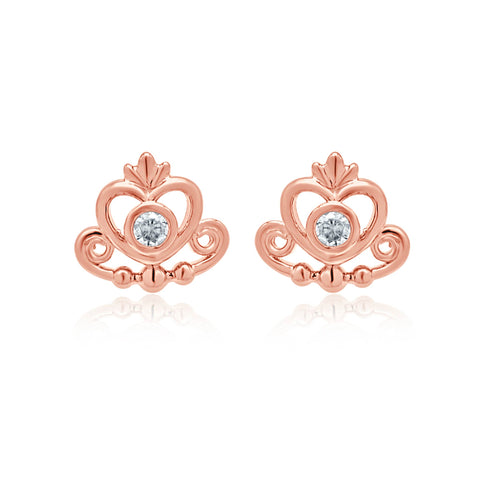 rose gold studs