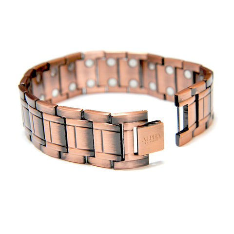 wide copper bracelet