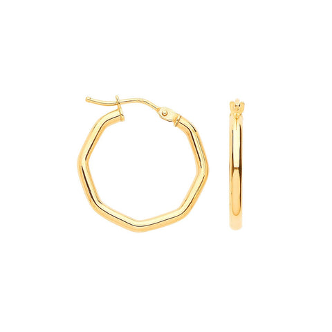 simple gold hoops