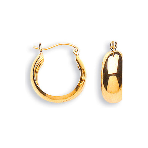 small gold hoop earrings