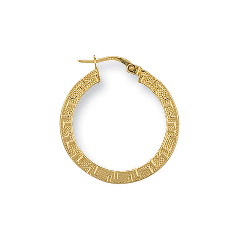 large gold hoop earrings