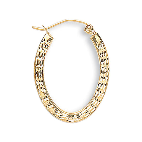 gold creole hoop earrings