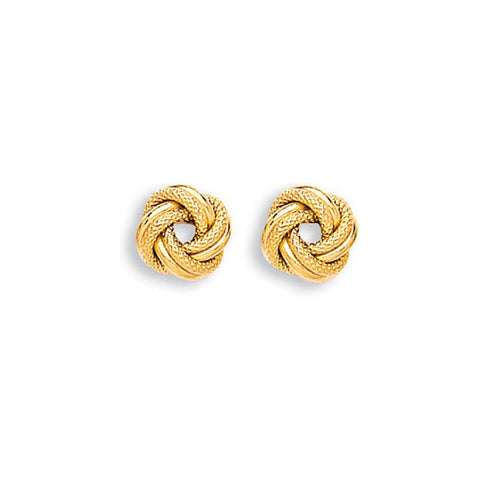 gold textured earrings