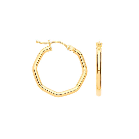 medium gold hoop earrings