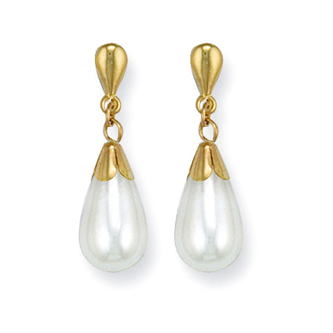pearl stud earrings