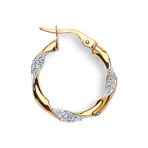 chunky gold hoop earrings