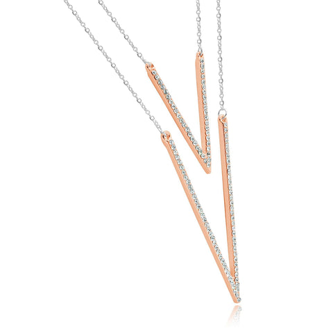 rose gold necklace