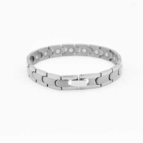 Fashion Frill Stylish Silver Bracelet For Men Stainless Steel Silver Chain Charm  Bracelet For Boys Men