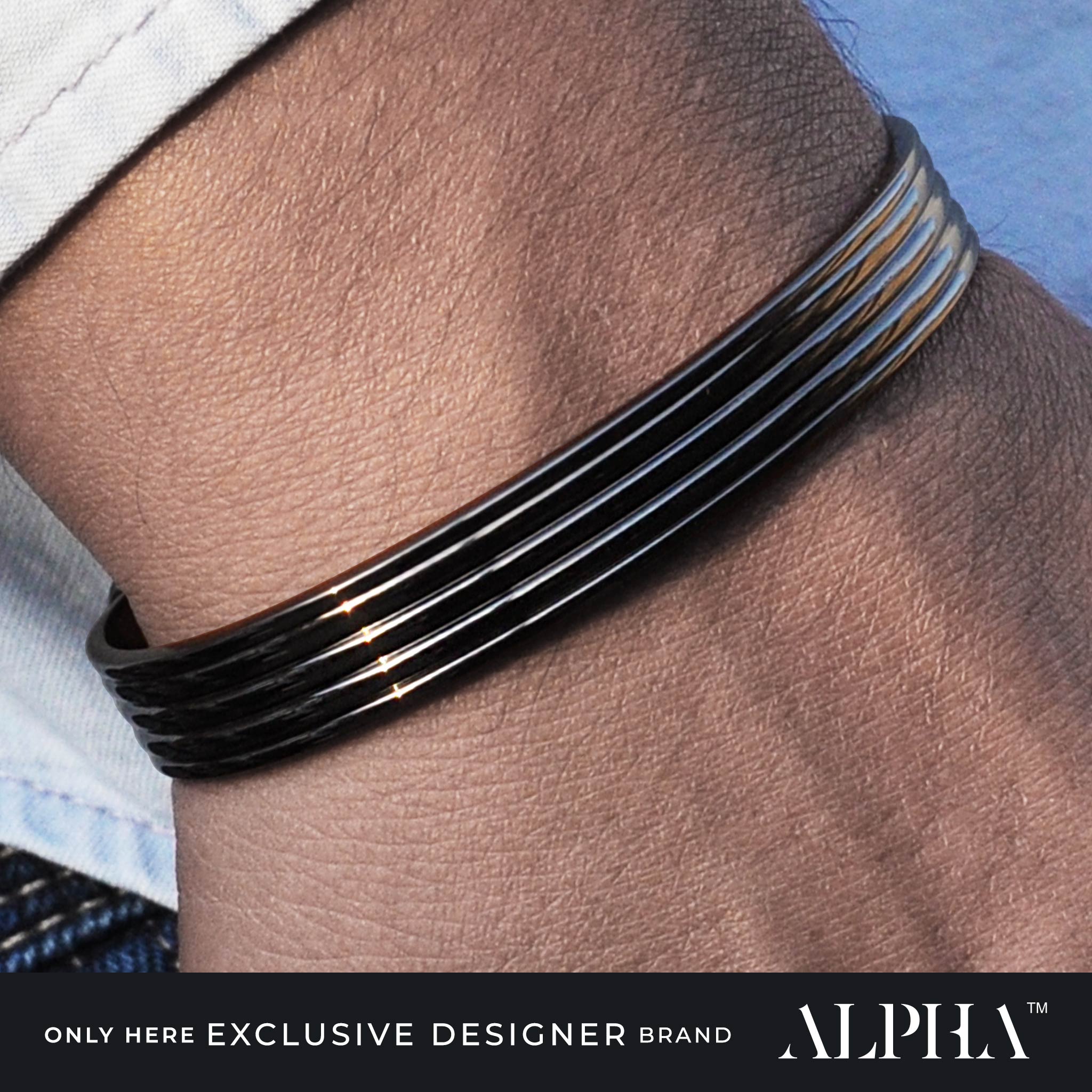 Shield copper magnetic bracelet  | ALPHA™ mens