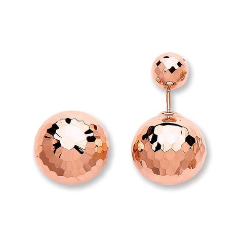 9ct rose gold earrings