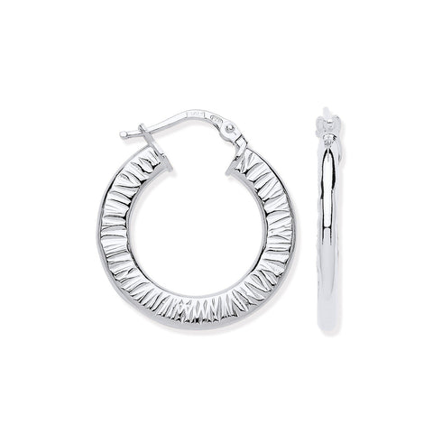 sterling silver hoops