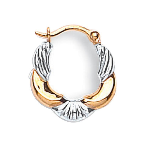 white gold hoops