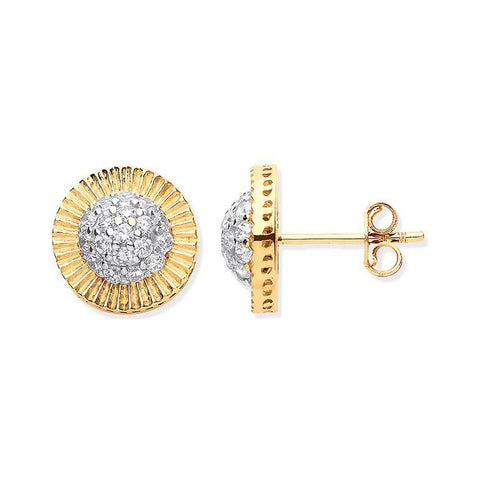 9 carat gold earrings
