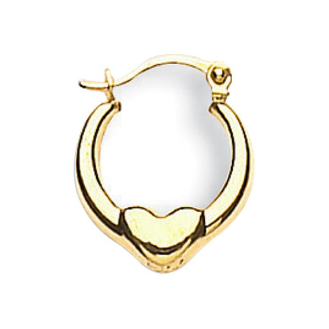 9ct gold hoop earrings