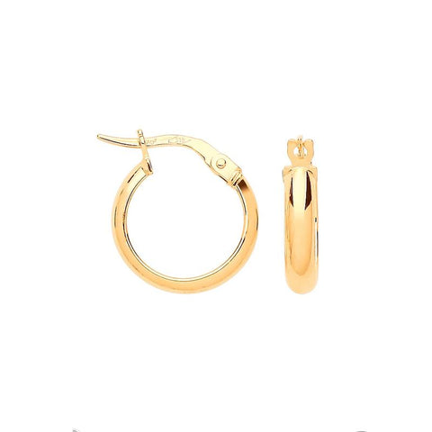 small gold hoop earrings