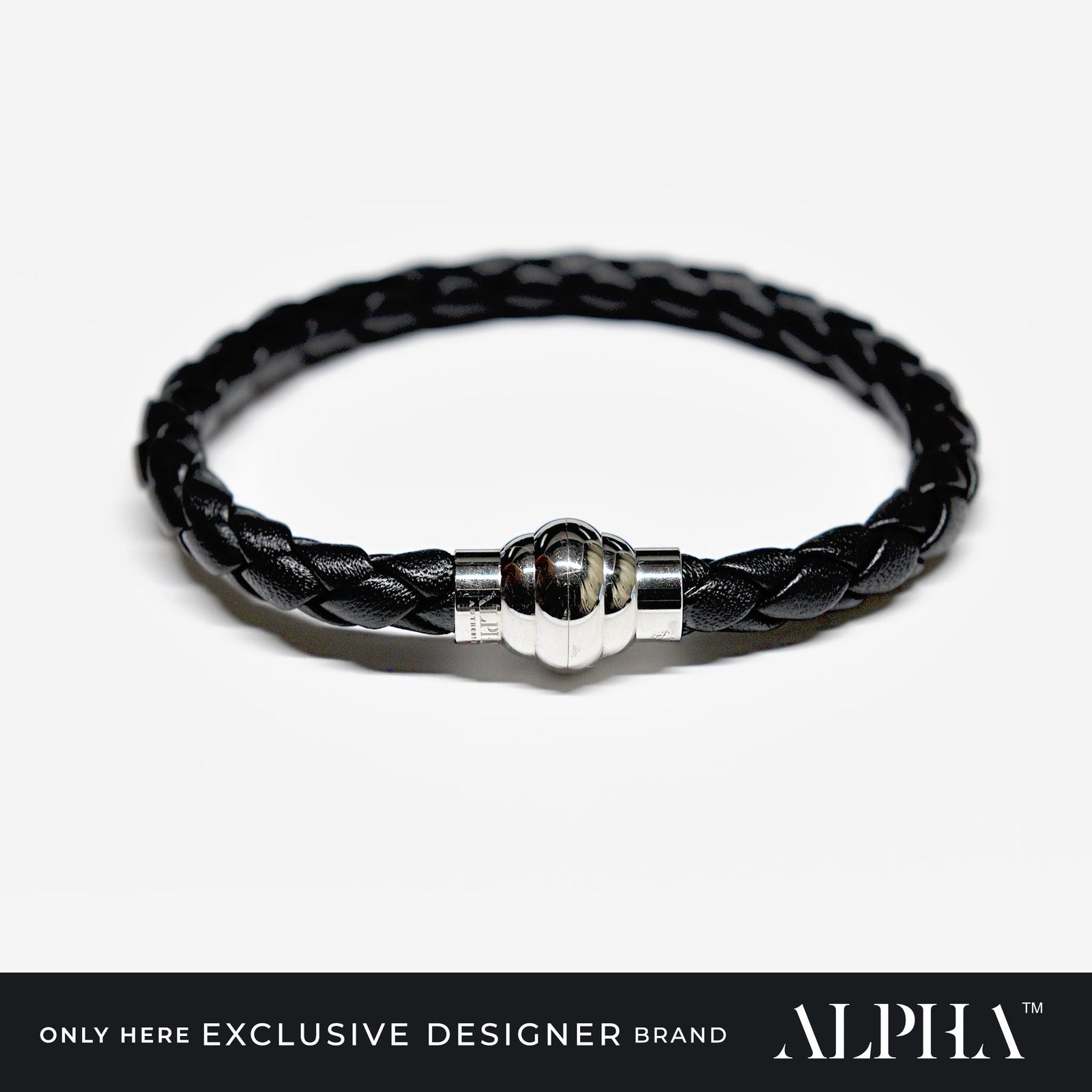 Men's Designer Leather Bracelets | Wolf & Badger