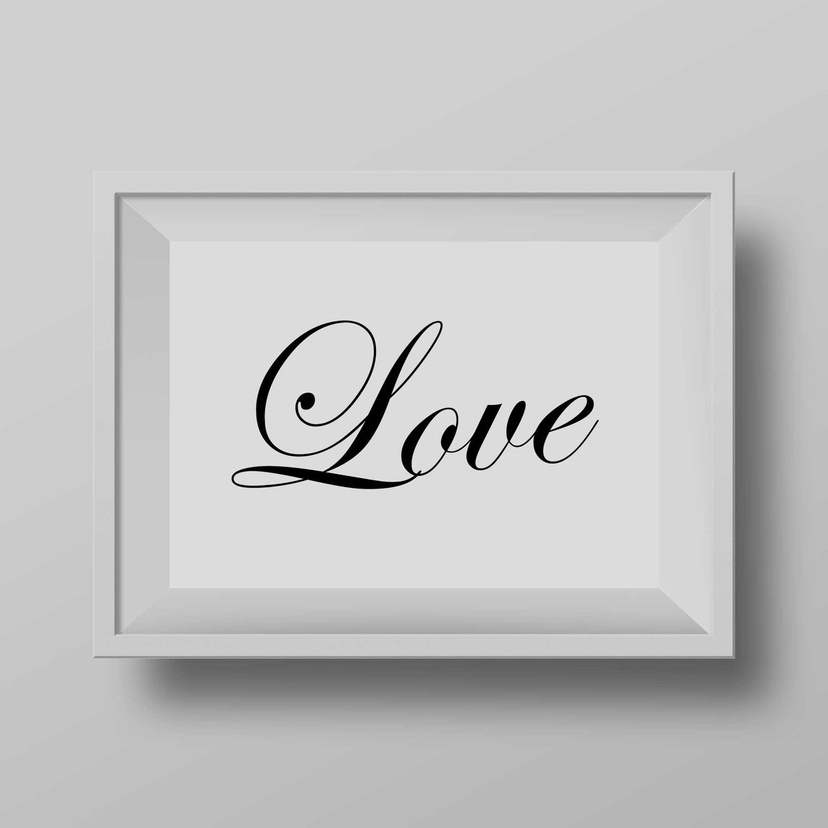 Love poster| black wall wall living white room | art | Jewellery - prints modern DEMI+CO art