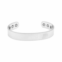 Silver magnetic bracelet