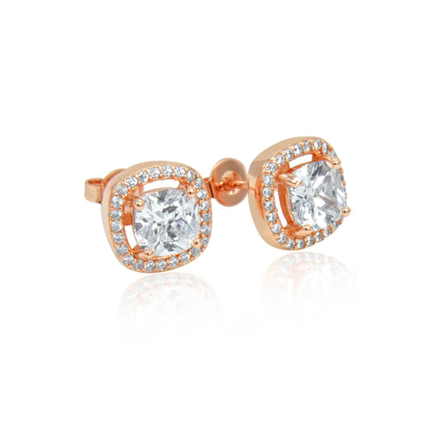 rose gold studs