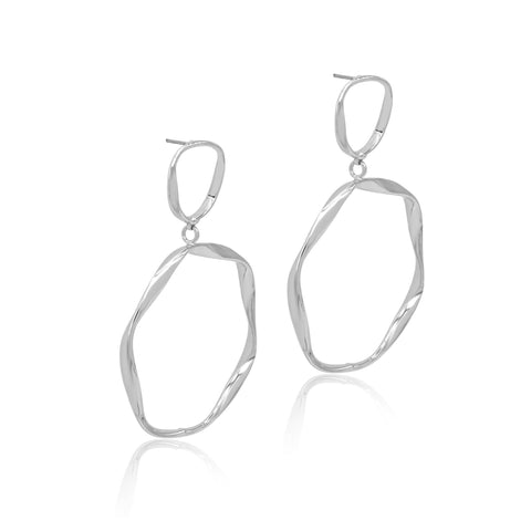 small silver hoops