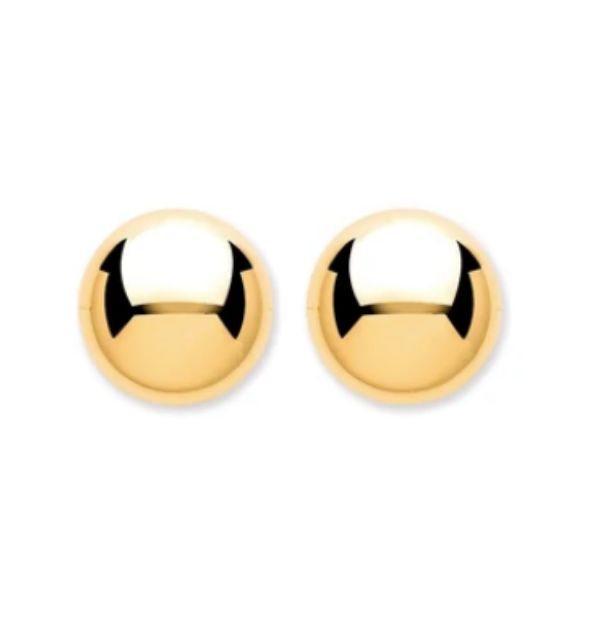 Ball stud earrings