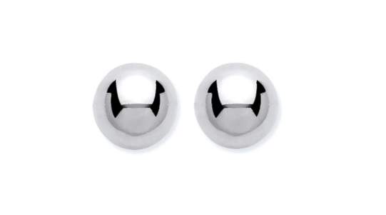 Ball stud earrings