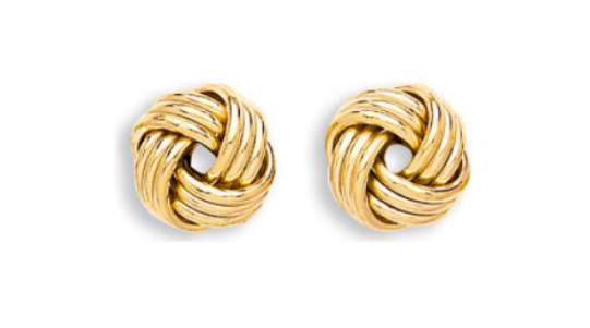 Knot stud earrings