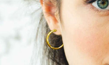 Yellow Gold Hoop earrings