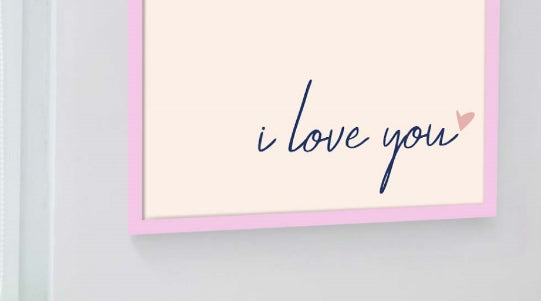 love wall art poster print