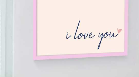 Love quote wall art