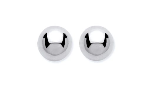 Ball stud earrings