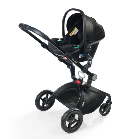 Hot Mom - Elegance F022 - 3 in 1 Baby Stroller - Black