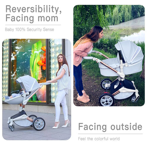 Hot Mom F023 Stroller and bassinet 2023
