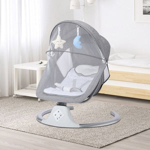 Baby Swing Electric Smart Bluetooth Baby Rocking Chair Baby Bed Electric  For Newborn Baby Adjustable Babies Electric Swing - AliExpress