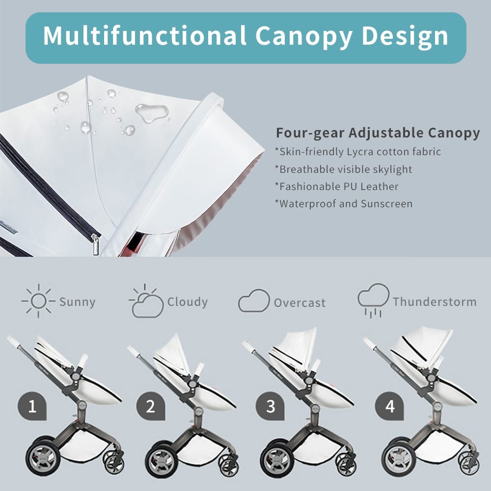 eeGee - Hot Mom - Elegance F022 - 3 in 1 Baby Stroller - Grid with Matching  Car Seat
