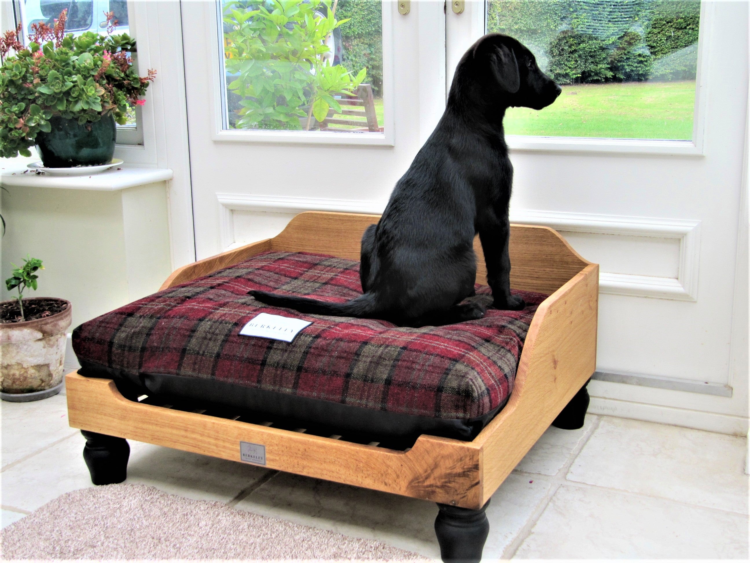 Extra Large Wooden Dog Beds UK Handmade from Solid Oak