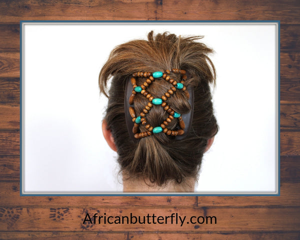 Instructions for using your African Butterfly Hair Comb