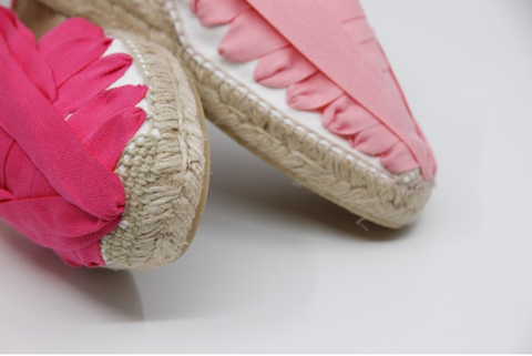 Handmade Espadrilles for Women Pink Pinxo | La Manual Alpargatera