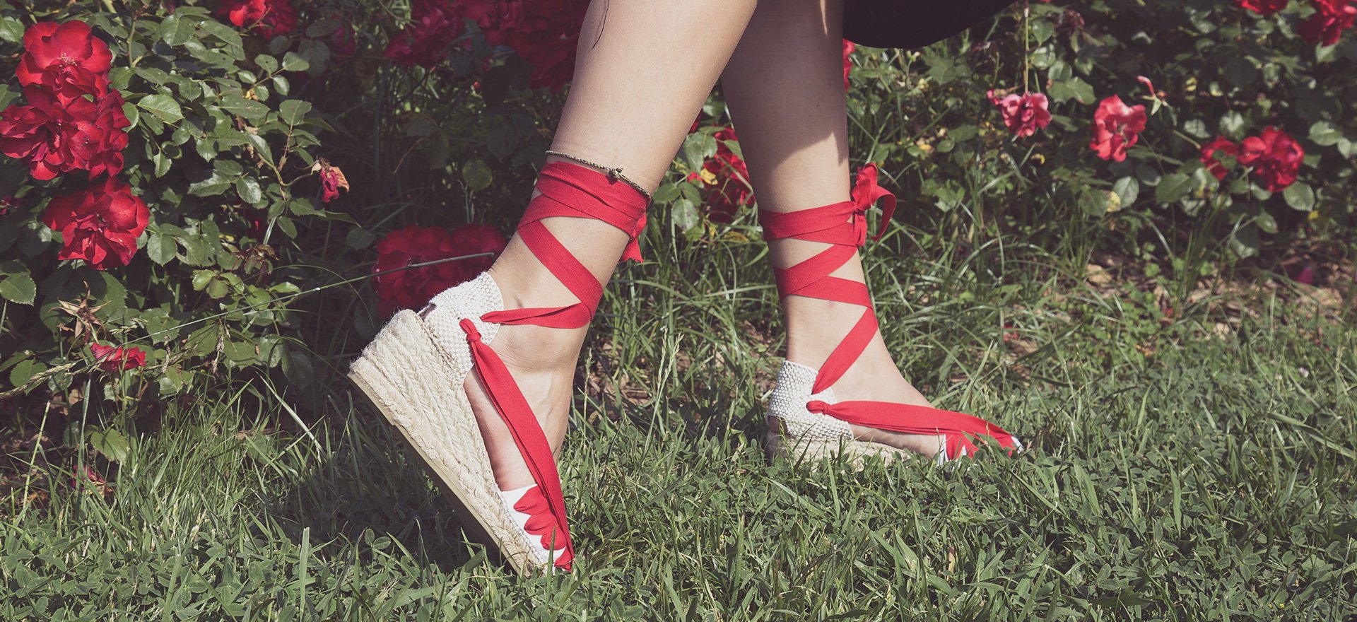 How to clean espadrille wedges?