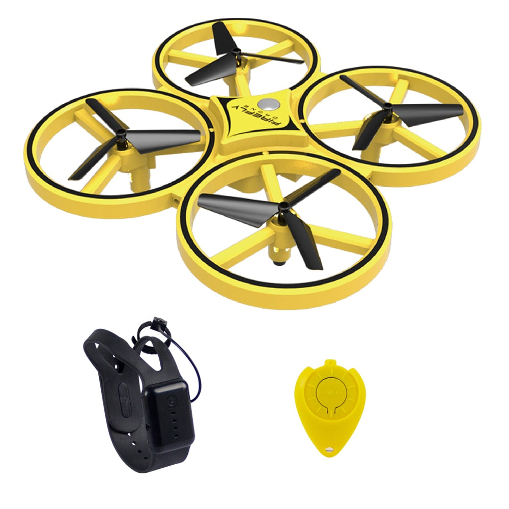 mini hand controlled drone