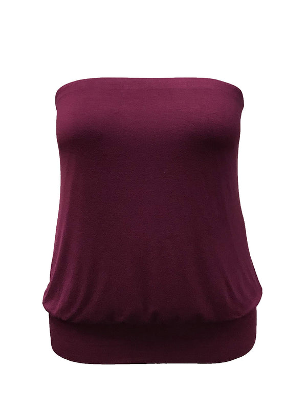 Women's Solid Tube Top