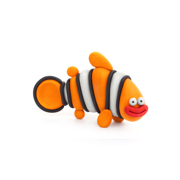 Hey Clay - Ocean (Clownfish, Discus Fish, Eel - 6 Cans
