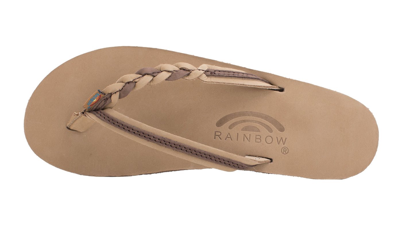 rainbow flirty braidy sandals